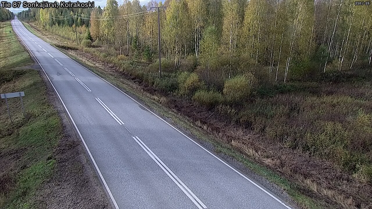 Kelikamerat Kuva Tie 87 Sonkajärvi, Koirako, Sonkajärvi, Pohjois-Savo
