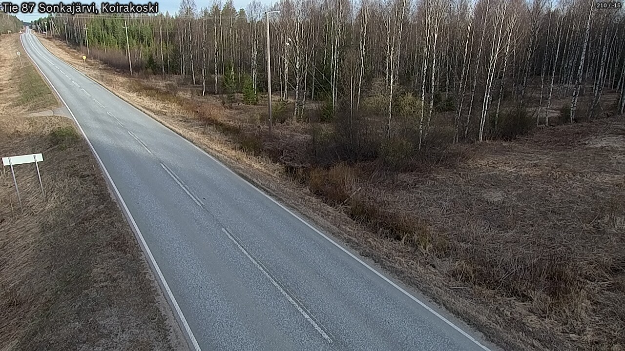 Kelikamerat Kuva Tie 87 Sonkajärvi, Koirako, Sonkajärvi, Pohjois-Savo