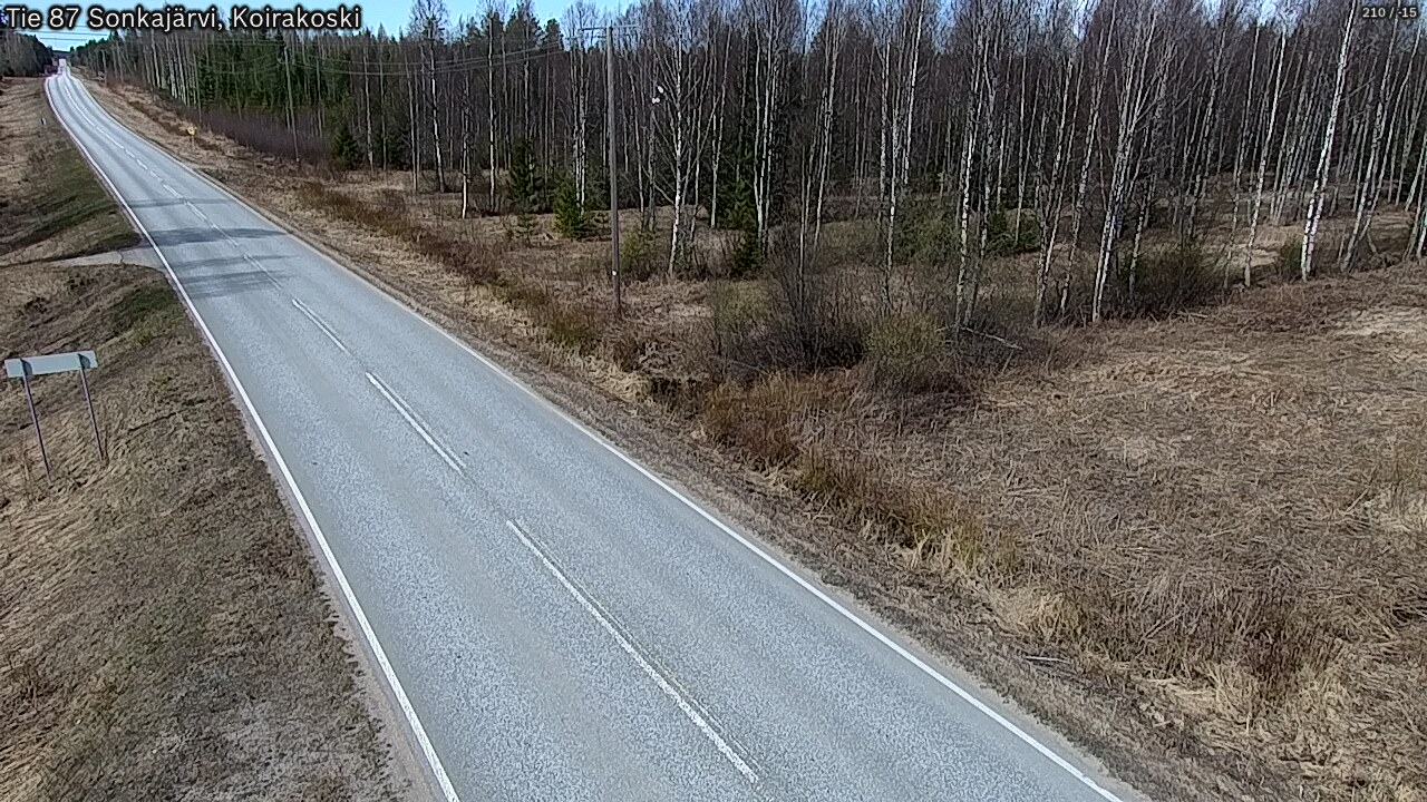 Kelikamerat Kuva Tie 87 Sonkajärvi, Koirako, Sonkajärvi, Pohjois-Savo