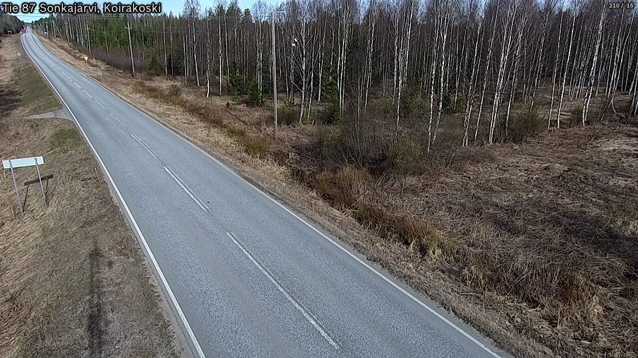 Kelikamerat Kuva Tie 87 Sonkajärvi, Koirako, Sonkajärvi, Pohjois-Savo