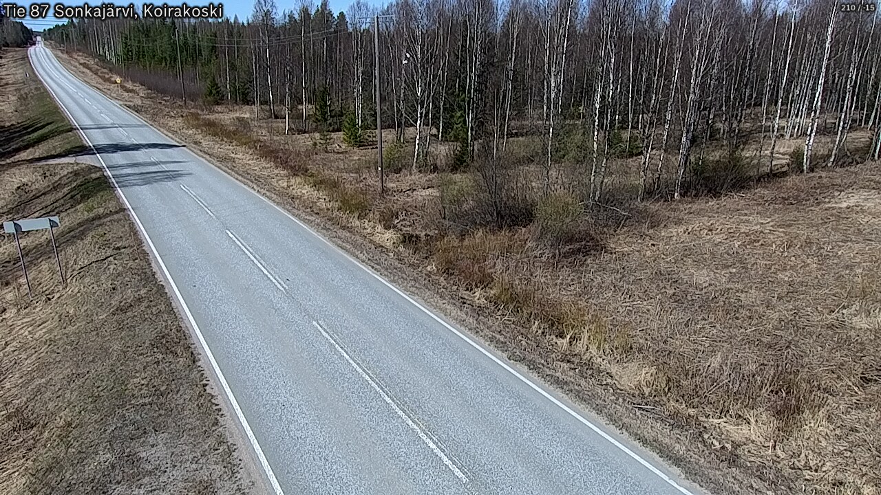 Kelikamerat Kuva Tie 87 Sonkajärvi, Koirako, Sonkajärvi, Pohjois-Savo
