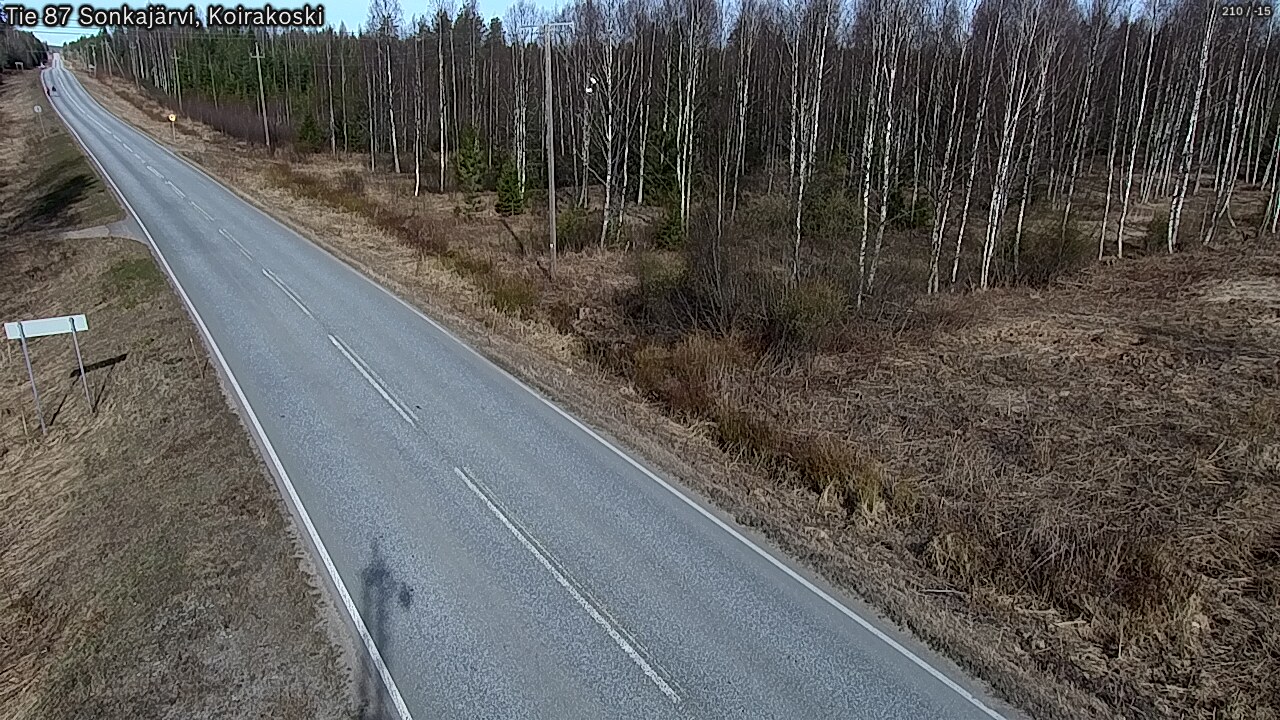 Kelikamerat Kuva Tie 87 Sonkajärvi, Koirako, Sonkajärvi, Pohjois-Savo