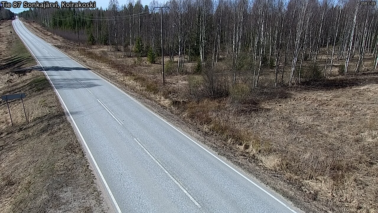Kelikamerat Kuva Tie 87 Sonkajärvi, Koirako, Sonkajärvi, Pohjois-Savo