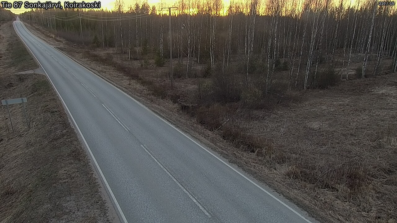 Kelikamerat Kuva Tie 87 Sonkajärvi, Koirako, Sonkajärvi, Pohjois-Savo