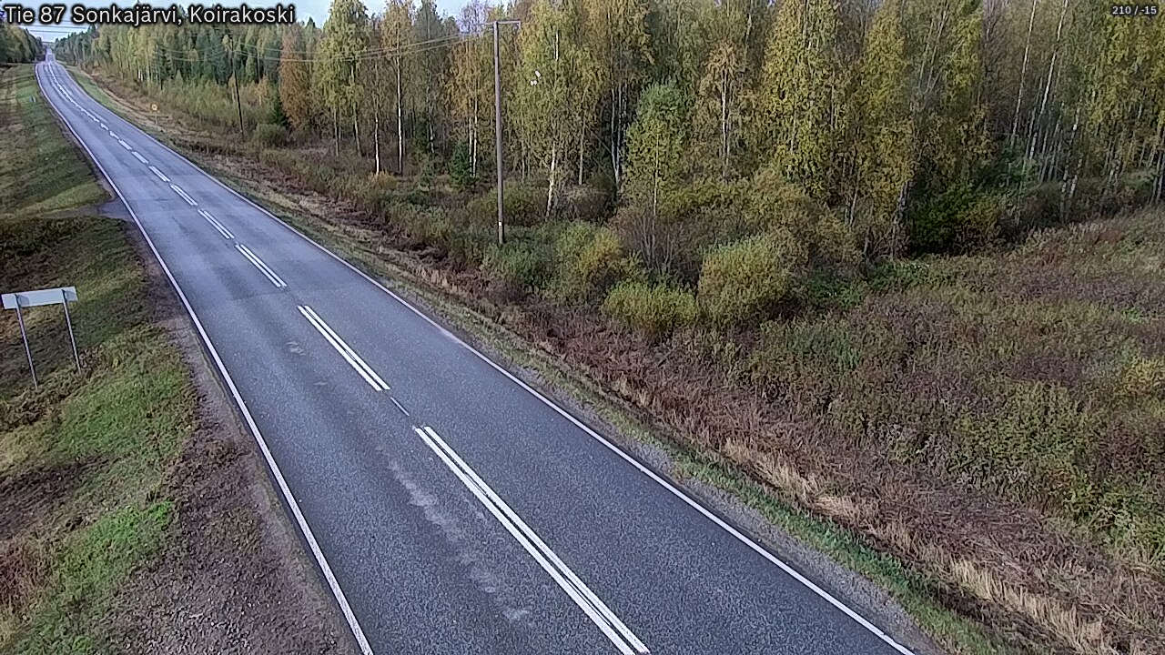 Kelikamerat Kuva Tie 87 Sonkajärvi, Koirako, Sonkajärvi, Pohjois-Savo