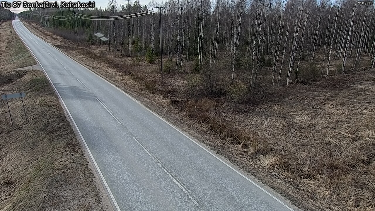 Kelikamerat Kuva Tie 87 Sonkajärvi, Koirako, Sonkajärvi, Pohjois-Savo