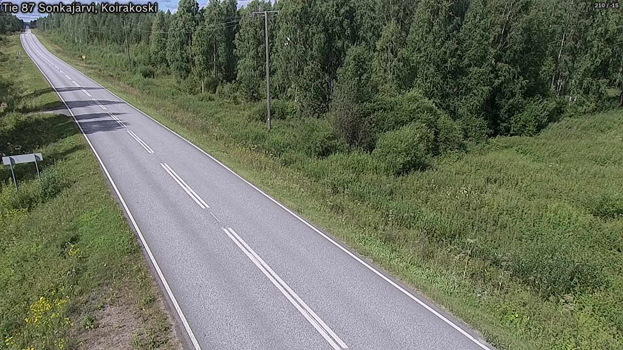 Kelikamerat Kuva Tie 87 Sonkajärvi, Koirako, Sonkajärvi, Pohjois-Savo