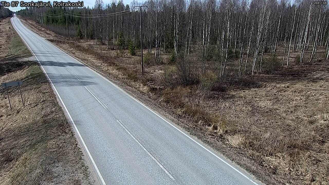 Kelikamerat Kuva Tie 87 Sonkajärvi, Koirako, Sonkajärvi, Pohjois-Savo