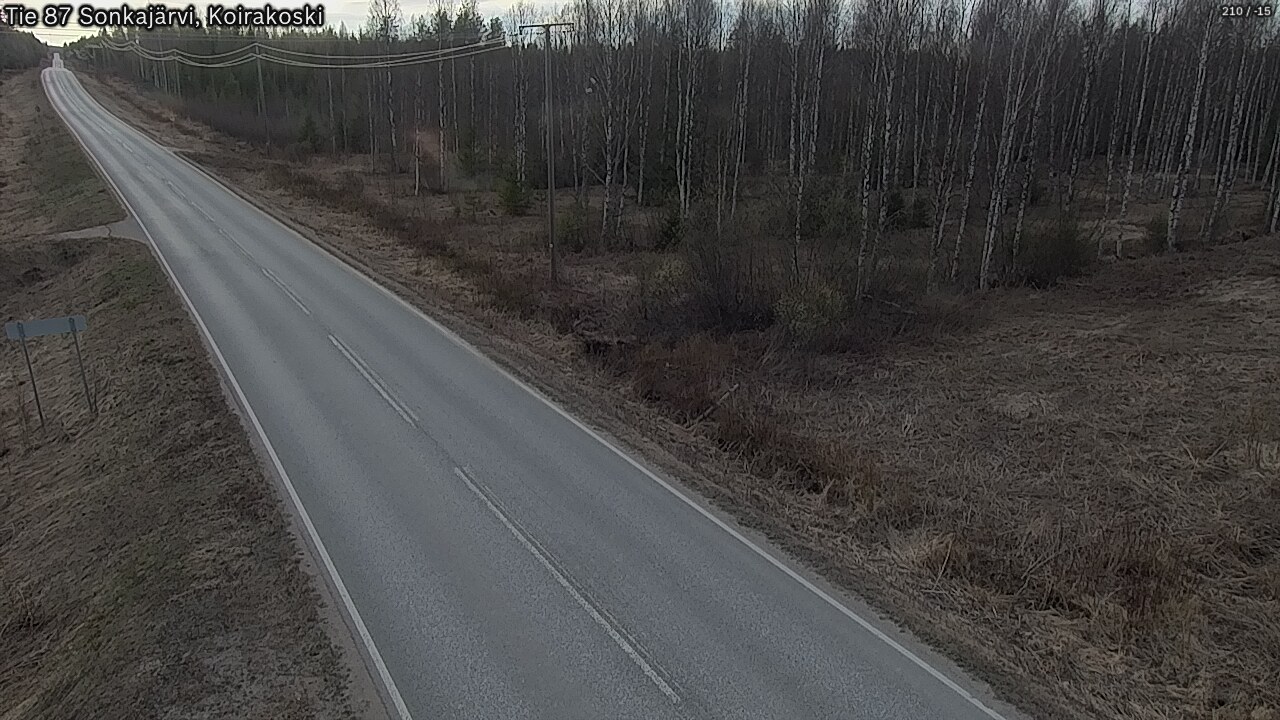 Kelikamerat Kuva Tie 87 Sonkajärvi, Koirako, Sonkajärvi, Pohjois-Savo