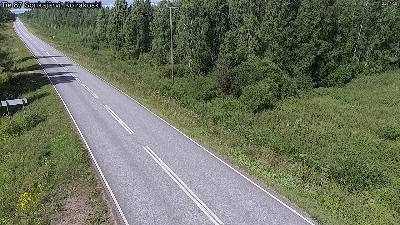 Kelikamerat Kuva Tie 87 Sonkajärvi, Koirako, Sonkajärvi, Pohjois-Savo