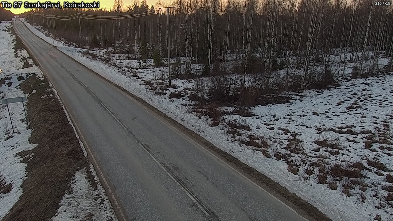 Kelikamerat Kuva Tie 87 Sonkajärvi, Koirako, Sonkajärvi, Pohjois-Savo