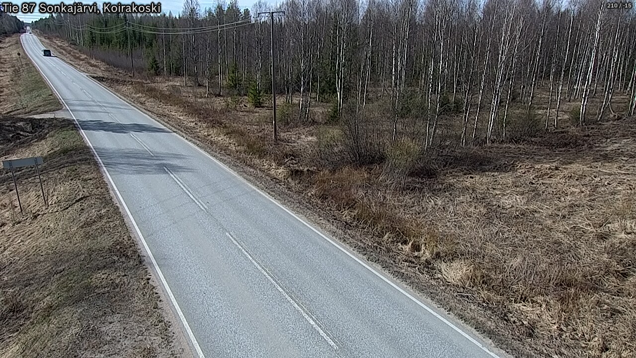 Kelikamerat Kuva Tie 87 Sonkajärvi, Koirako, Sonkajärvi, Pohjois-Savo