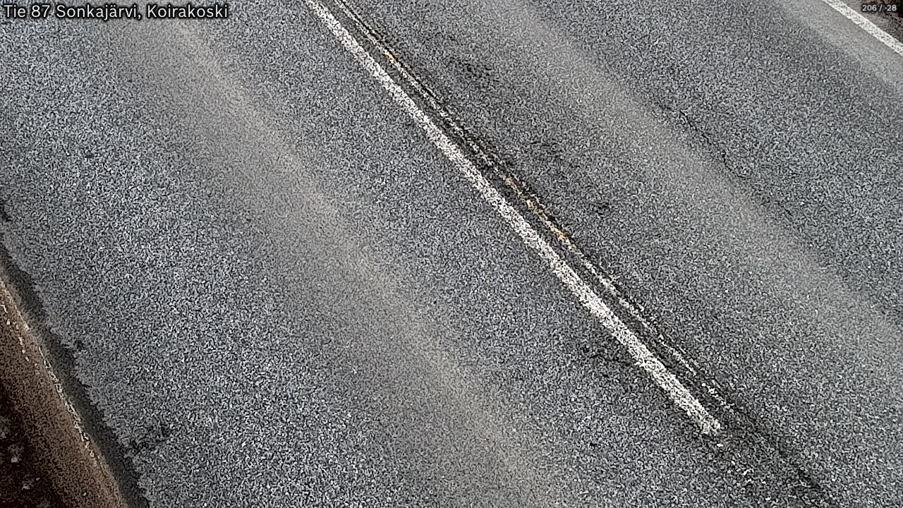 Weather Camera Image Road 87 Sonkajärvi, Koirakoski, Sonkajärvi, Pohjois-Savo