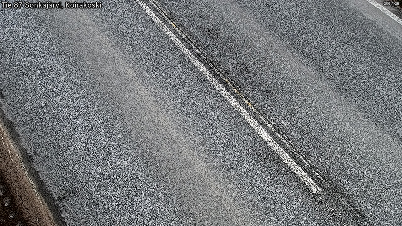 Weather Camera Image Road 87 Sonkajärvi, Koirakoski, Sonkajärvi, Pohjois-Savo