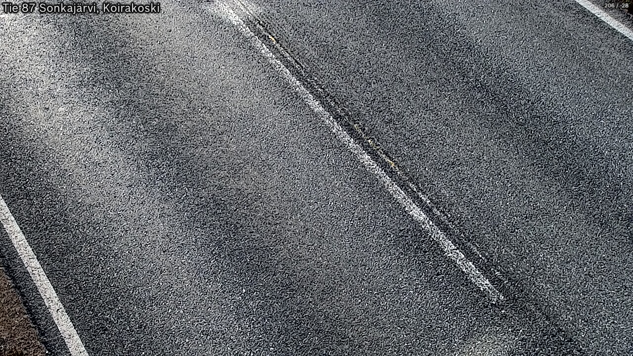 Weather Camera Image Road 87 Sonkajärvi, Koirakoski, Sonkajärvi, Pohjois-Savo