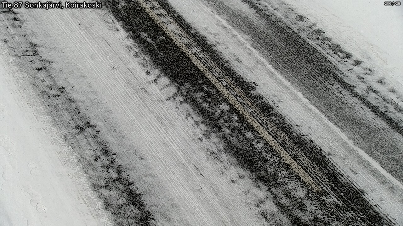 Weather Camera Image Road 87 Sonkajärvi, Koirakoski, Sonkajärvi, Pohjois-Savo