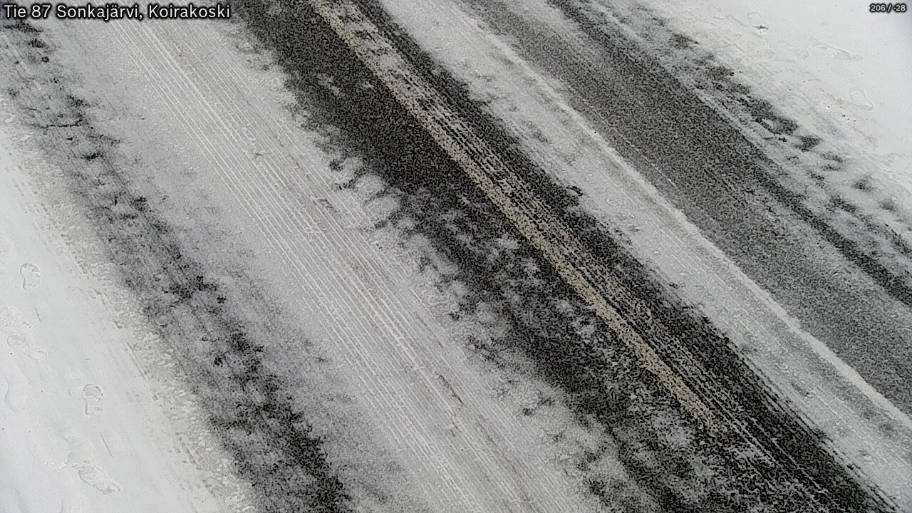 Weather Camera Image Road 87 Sonkajärvi, Koirakoski, Sonkajärvi, Pohjois-Savo