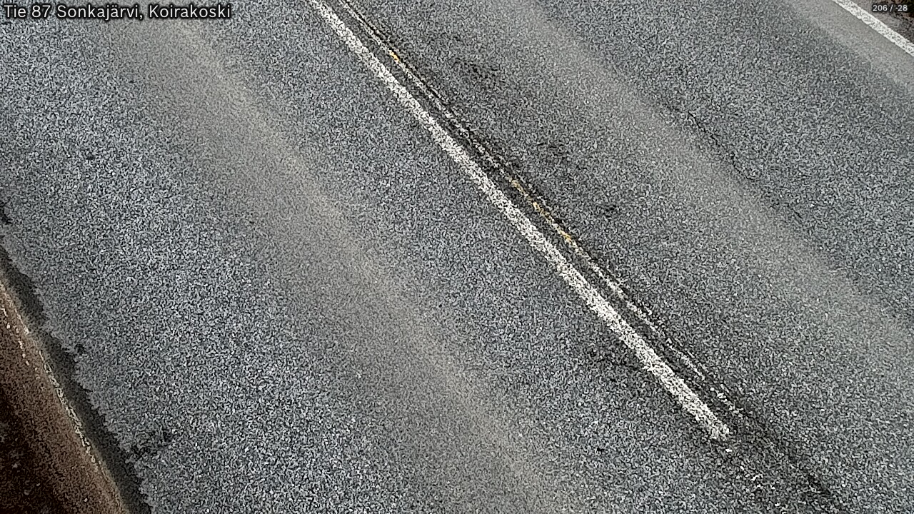 Weather Camera Image Väg 87 Sonkajärvi, Koirakosk, Sonkajärvi, Pohjois-Savo