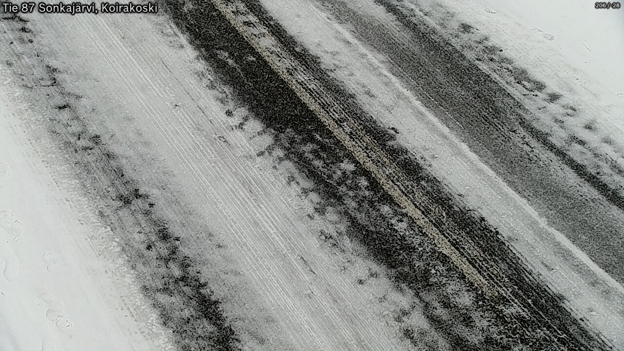 Weather Camera Image Road 87 Sonkajärvi, Koirakoski, Sonkajärvi, Pohjois-Savo