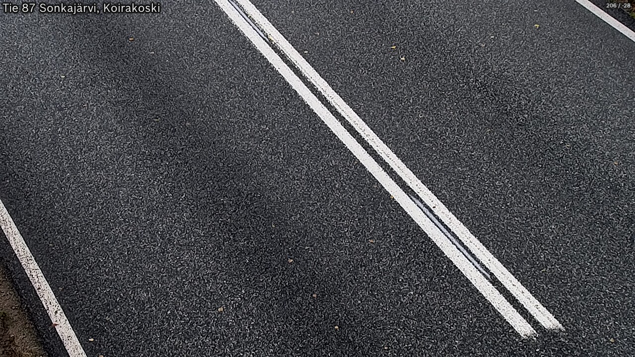 Weather Camera Image Road 87 Sonkajärvi, Koirakoski, Sonkajärvi, Pohjois-Savo