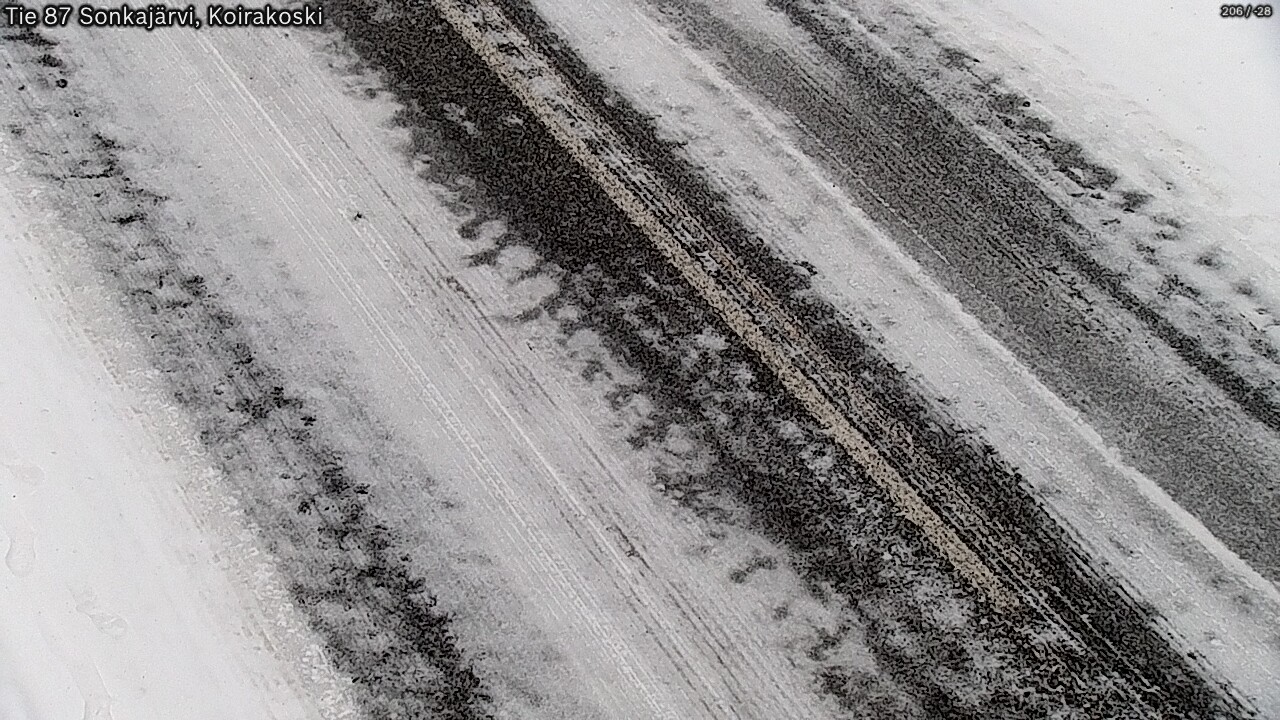 Weather Camera Image Road 87 Sonkajärvi, Koirakoski, Sonkajärvi, Pohjois-Savo