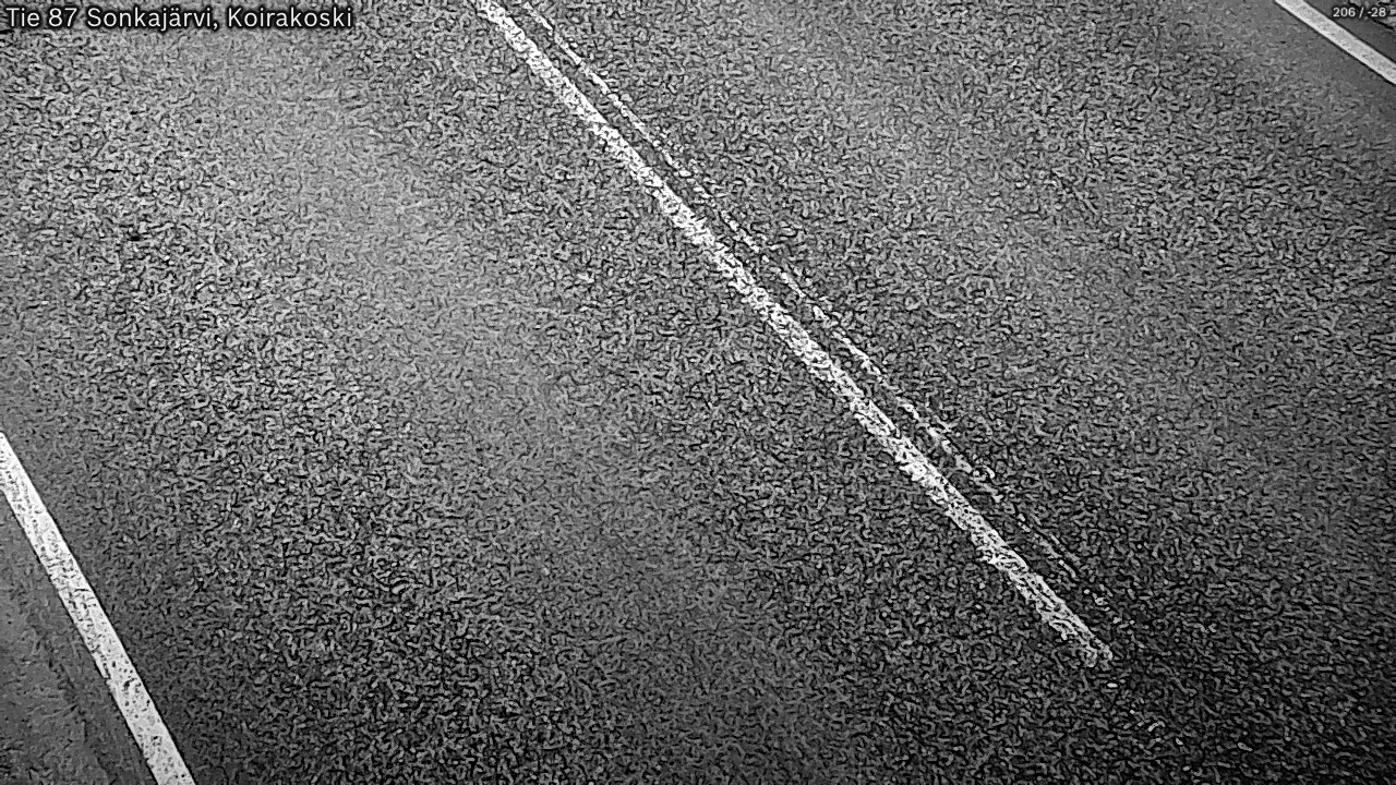 Weather Camera Image Road 87 Sonkajärvi, Koirakoski, Sonkajärvi, Pohjois-Savo