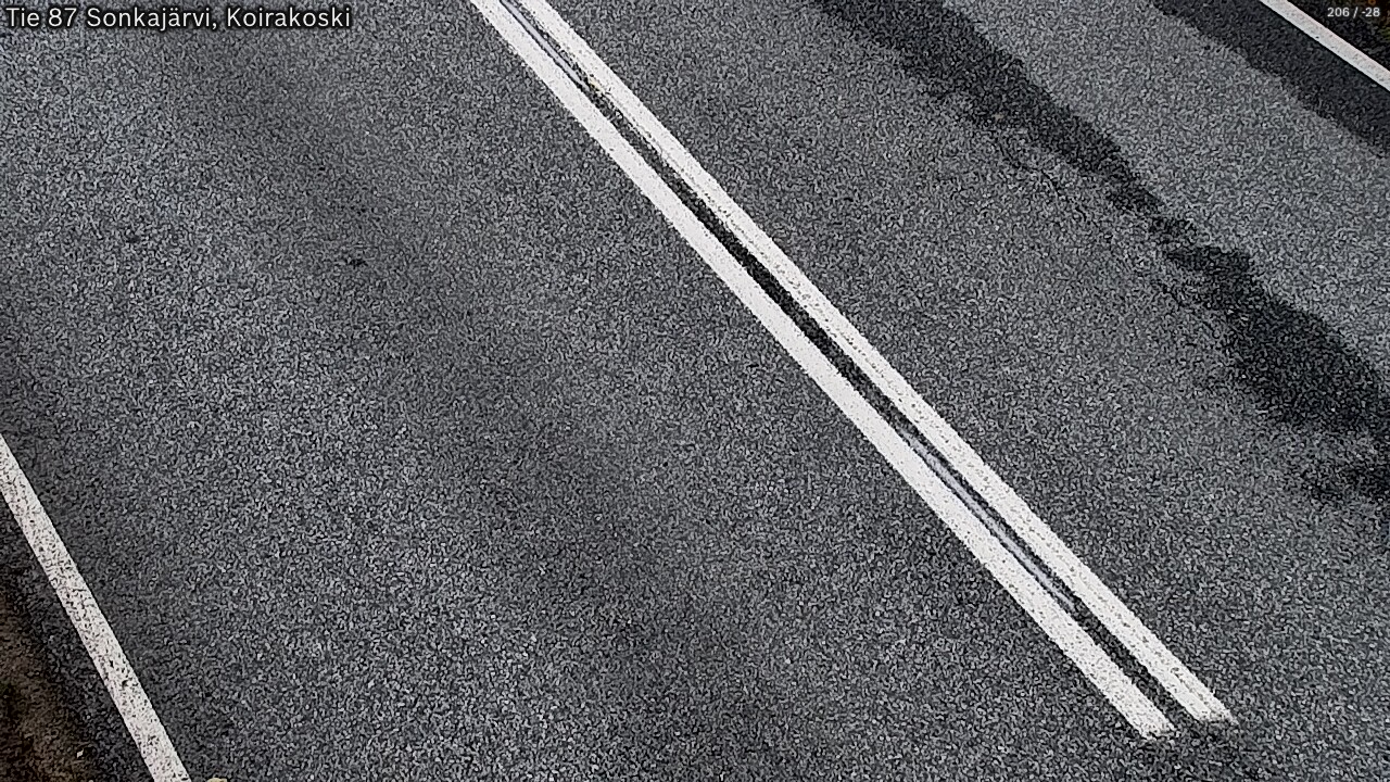 Weather Camera Image Väg 87 Sonkajärvi, Koirakosk, Sonkajärvi, Pohjois-Savo