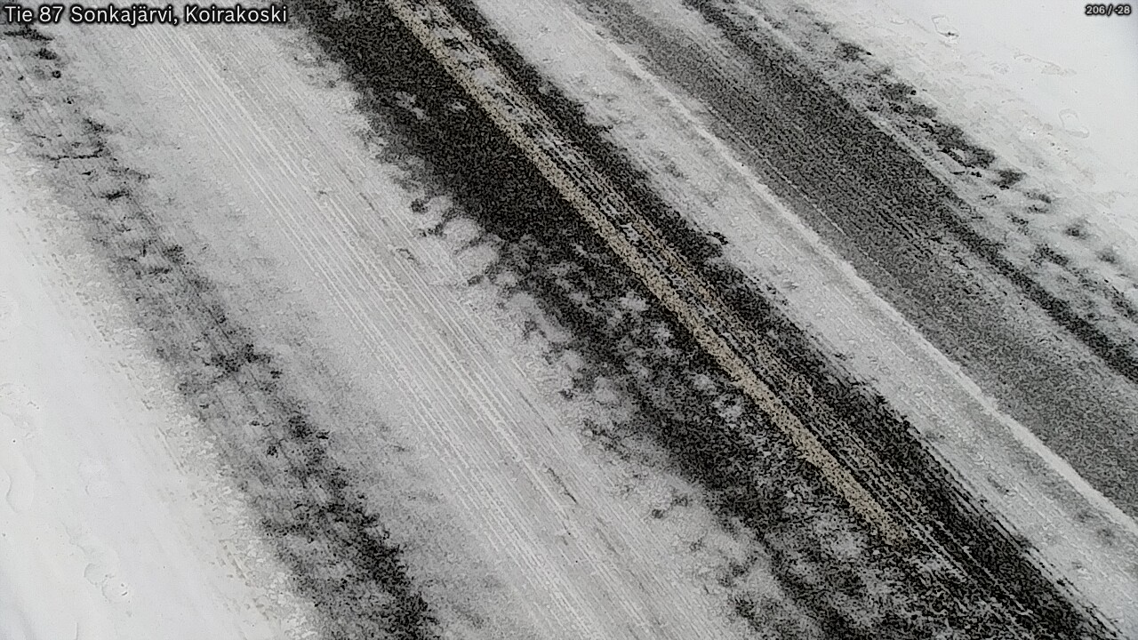 Weather Camera Image Road 87 Sonkajärvi, Koirakoski, Sonkajärvi, Pohjois-Savo