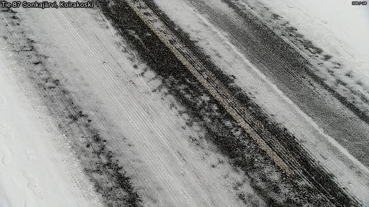 Weather Camera Image Road 87 Sonkajärvi, Koirakoski, Sonkajärvi, Pohjois-Savo