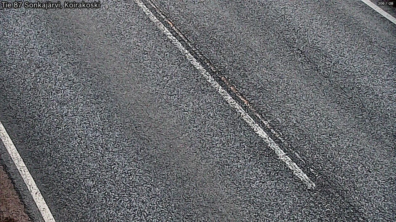 Weather Camera Image Road 87 Sonkajärvi, Koirakoski, Sonkajärvi, Pohjois-Savo