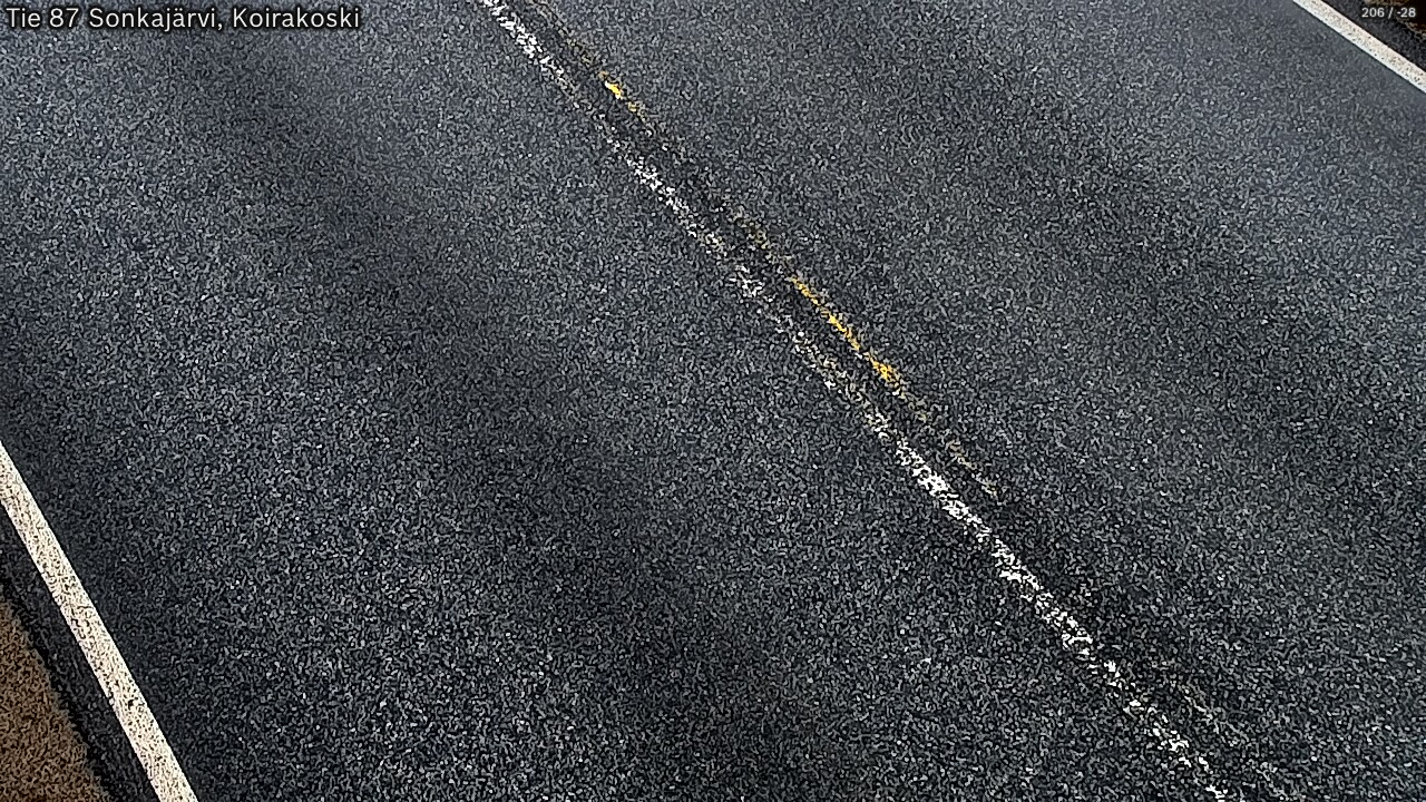 Weather Camera Image Road 87 Sonkajärvi, Koirakoski, Sonkajärvi, Pohjois-Savo