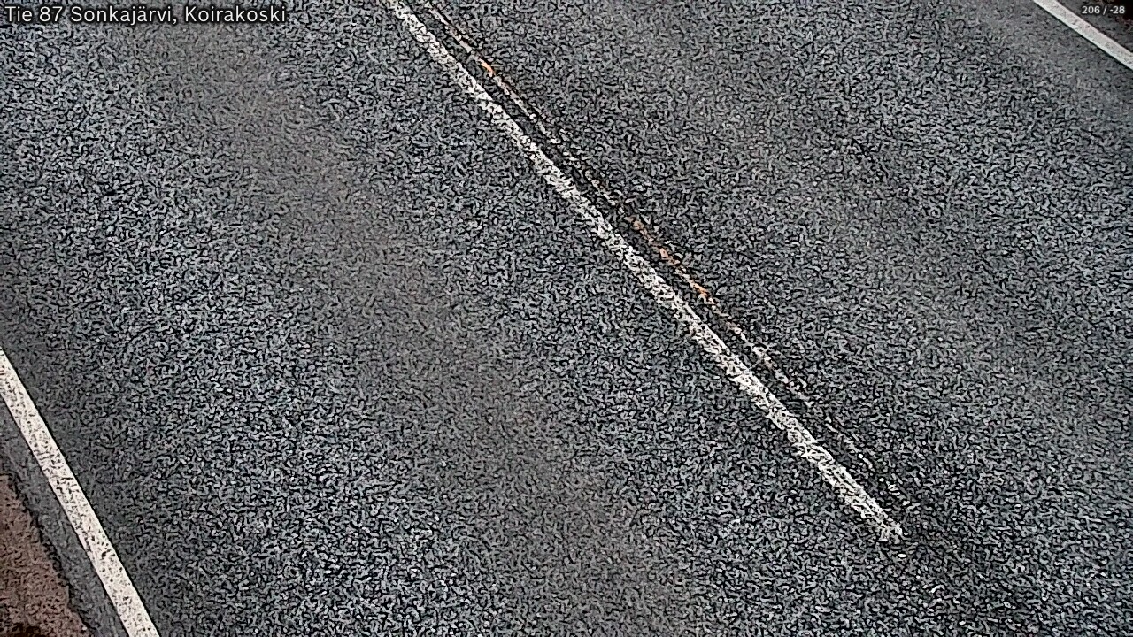 Weather Camera Image Road 87 Sonkajärvi, Koirakoski, Sonkajärvi, Pohjois-Savo