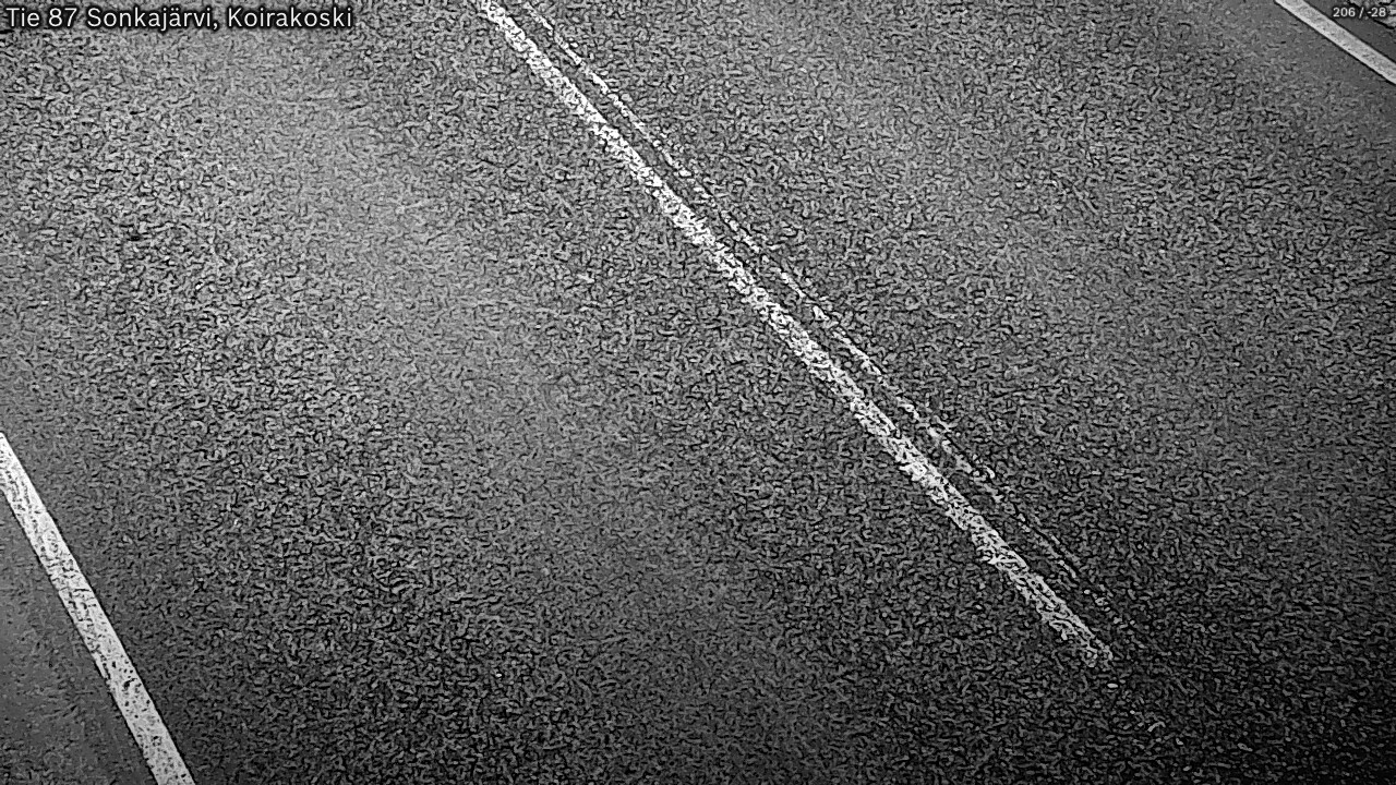 Weather Camera Image Road 87 Sonkajärvi, Koirakoski, Sonkajärvi, Pohjois-Savo