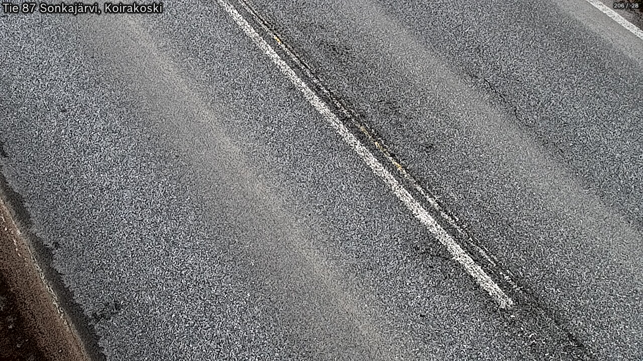 Weather Camera Image Road 87 Sonkajärvi, Koirakoski, Sonkajärvi, Pohjois-Savo