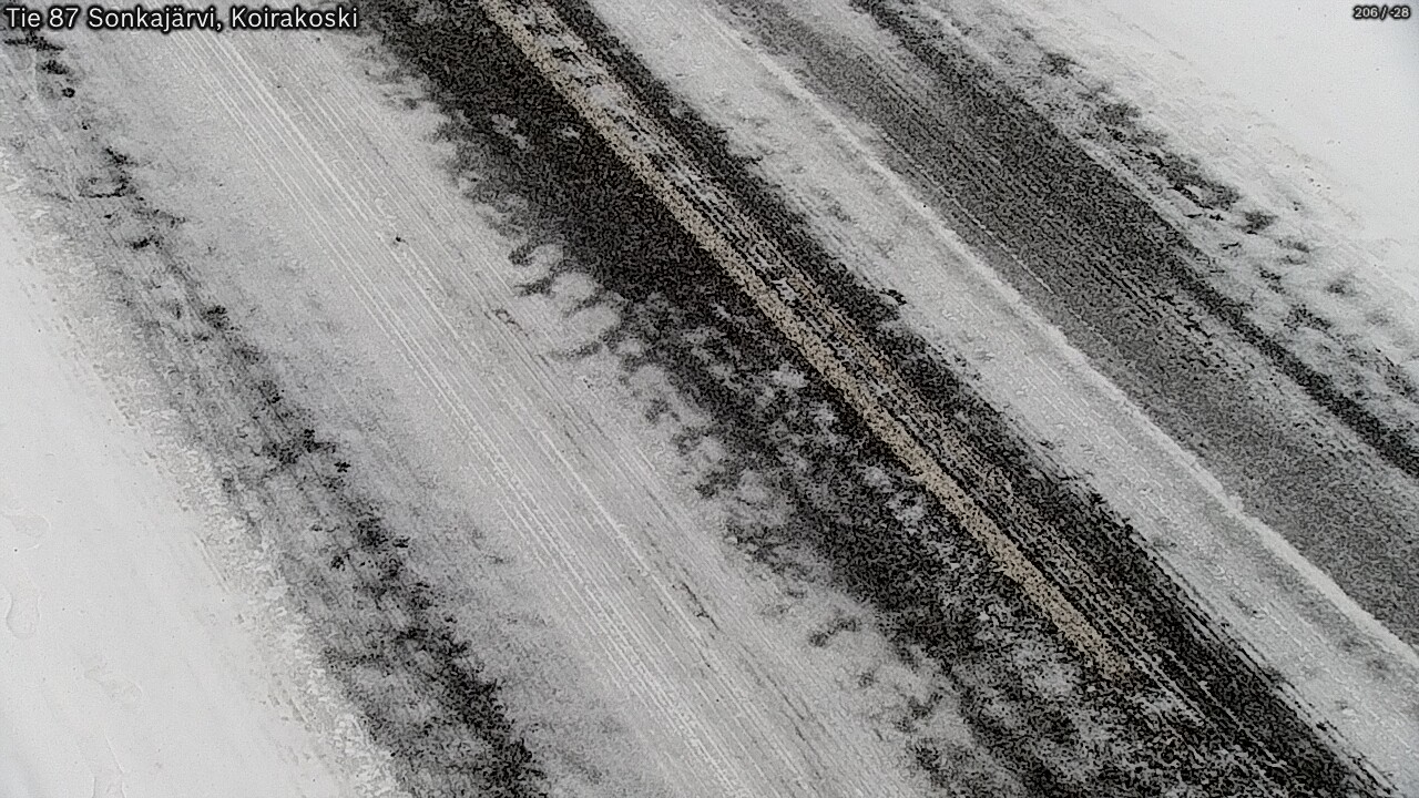Weather Camera Image Road 87 Sonkajärvi, Koirakoski, Sonkajärvi, Pohjois-Savo