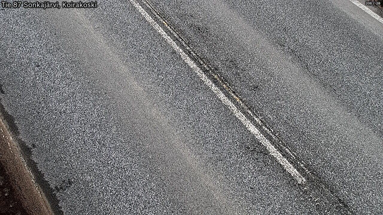 Weather Camera Image Road 87 Sonkajärvi, Koirakoski, Sonkajärvi, Pohjois-Savo