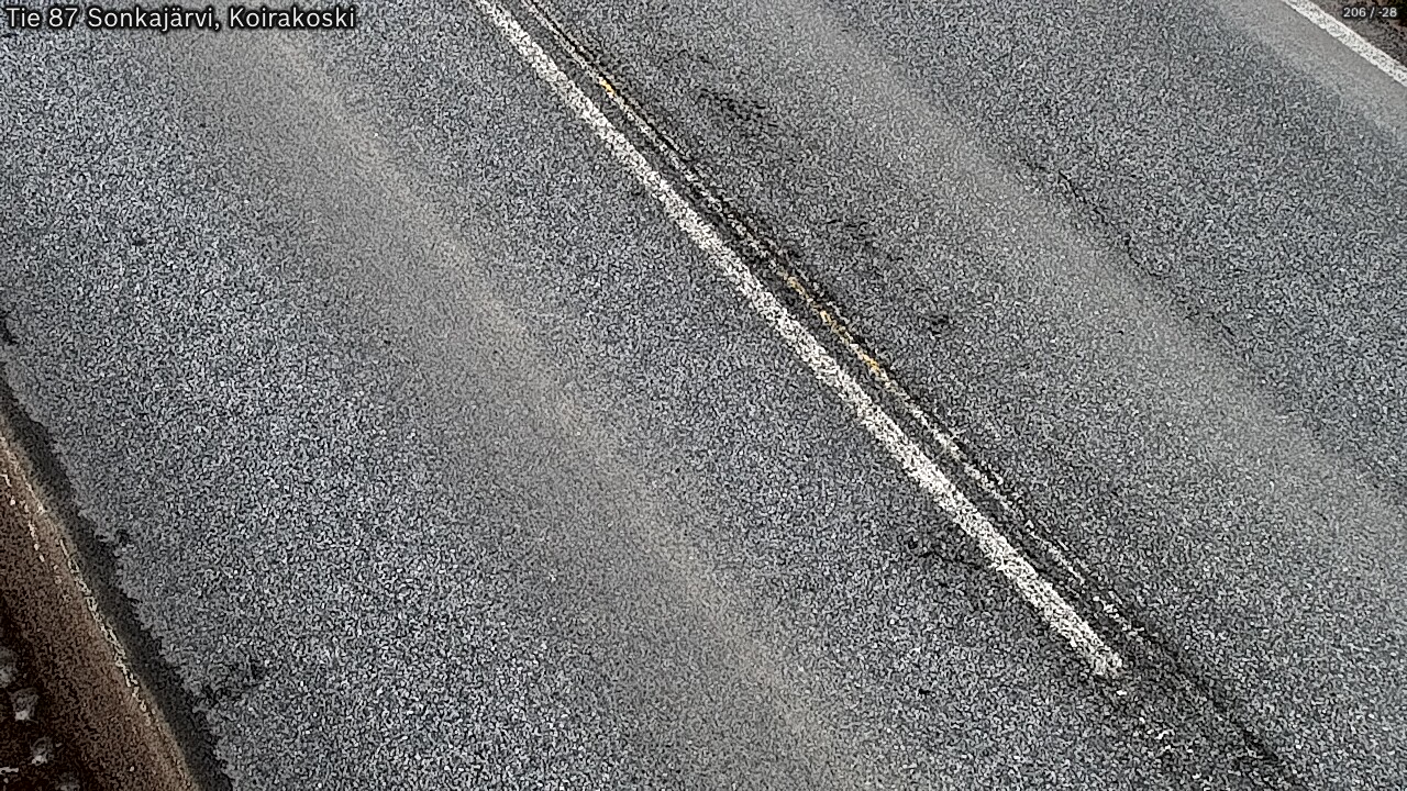 Weather Camera Image Road 87 Sonkajärvi, Koirakoski, Sonkajärvi, Pohjois-Savo