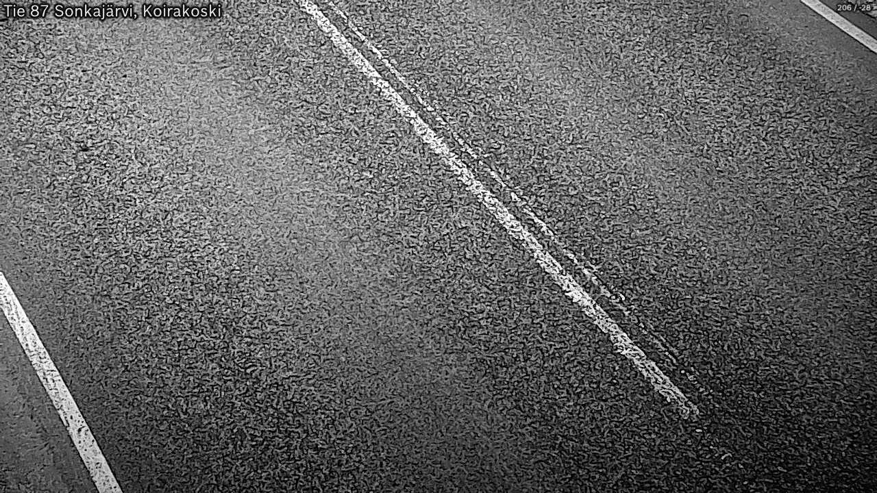 Weather Camera Image Road 87 Sonkajärvi, Koirakoski, Sonkajärvi, Pohjois-Savo