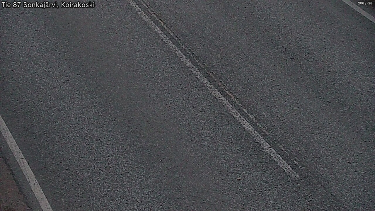 Weather Camera Image Road 87 Sonkajärvi, Koirakoski, Sonkajärvi, Pohjois-Savo
