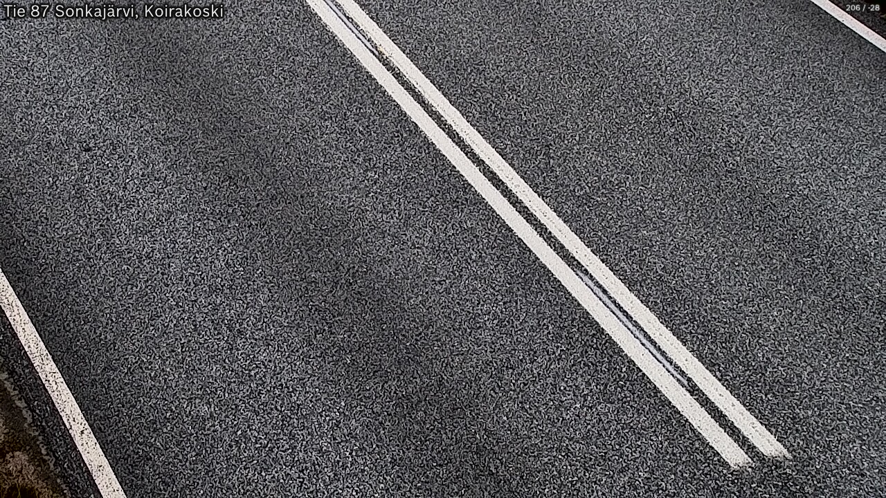 Weather Camera Image Road 87 Sonkajärvi, Koirakoski, Sonkajärvi, Pohjois-Savo