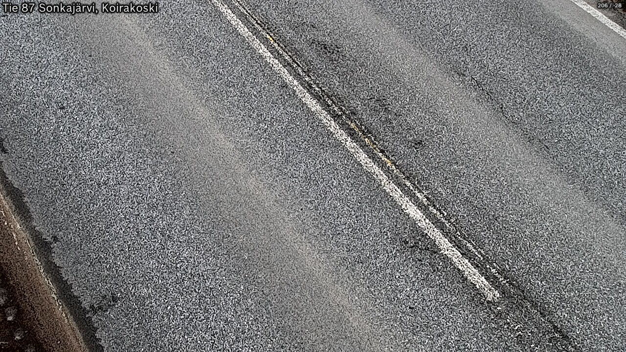 Weather Camera Image Road 87 Sonkajärvi, Koirakoski, Sonkajärvi, Pohjois-Savo