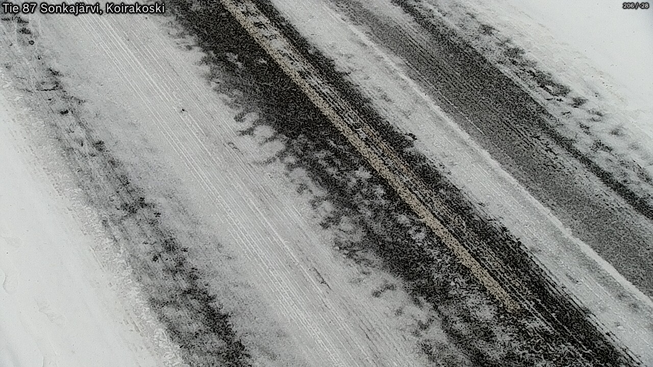 Weather Camera Image Road 87 Sonkajärvi, Koirakoski, Sonkajärvi, Pohjois-Savo