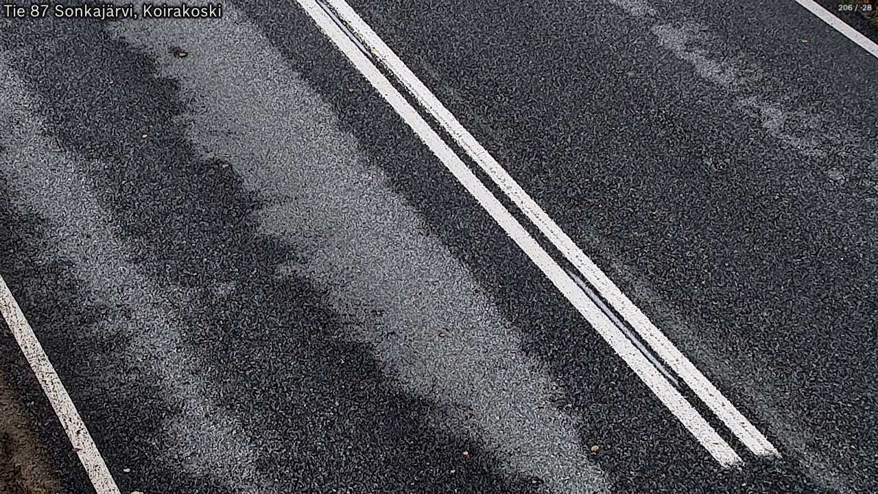 Weather Camera Image Väg 87 Sonkajärvi, Koirakosk, Sonkajärvi, Pohjois-Savo