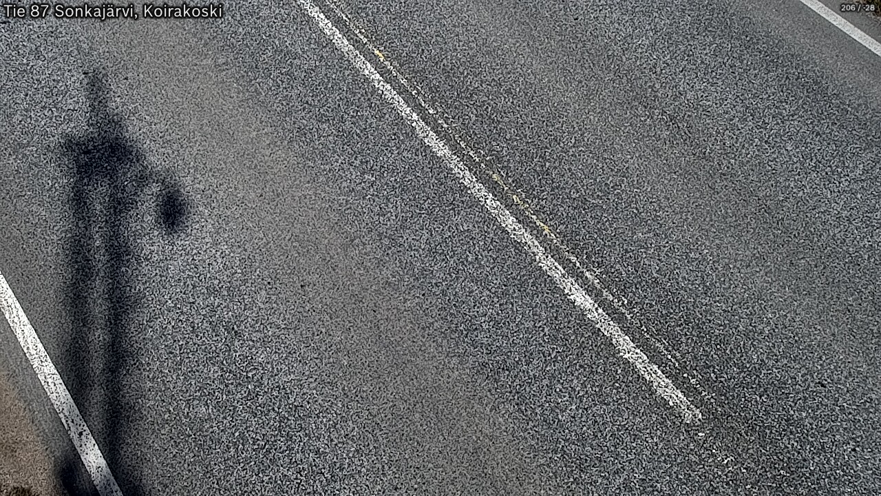 Weather Camera Image Road 87 Sonkajärvi, Koirakoski, Sonkajärvi, Pohjois-Savo
