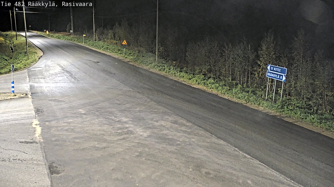 Weather Camera Image Väg 482 Rääkkylä, Rasivaara, Rääkkylä, Pohjois-Karjala