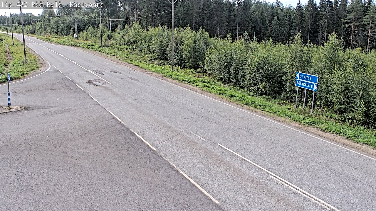 Kelikamerat Kuva Tie 482 Rääkkylä, Rasivaara, Rääkkylä, Pohjois-Karjala