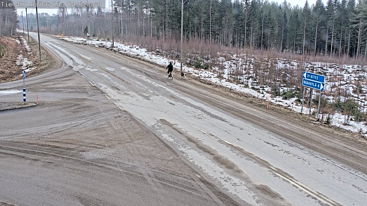Weather Camera Image Road 482 Rääkkylä, Rasivaara, Rääkkylä, Pohjois-Karjala