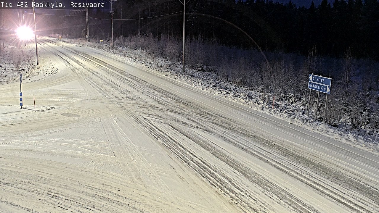 Weather Camera Image Väg 482 Rääkkylä, Rasivaara, Rääkkylä, Pohjois-Karjala
