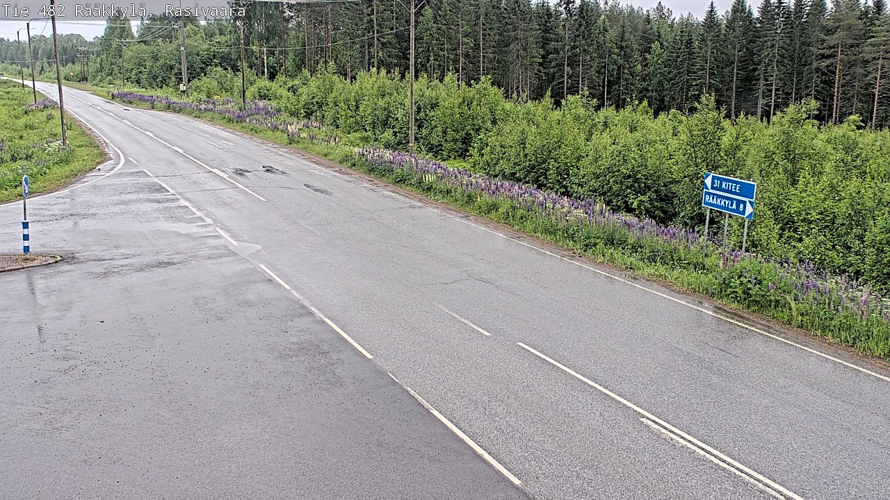 Kelikamerat Kuva Tie 482 Rääkkylä, Rasivaara, Rääkkylä, Pohjois-Karjala