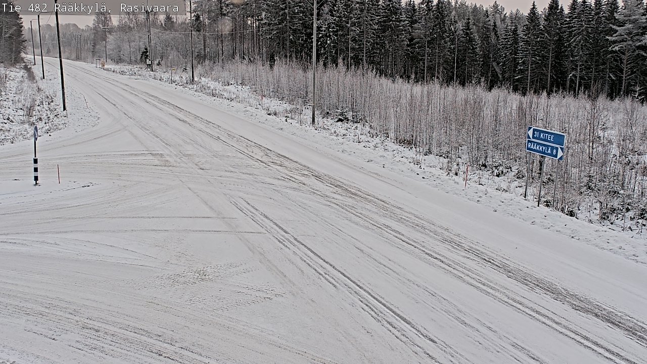 Weather Camera Image Väg 482 Rääkkylä, Rasivaara, Rääkkylä, Pohjois-Karjala
